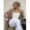 imageREORIA Womens V Neck Long Sleeve Slim Fitted Crop Tops Soft Layering Basic Shirt 2024 Fall Going Out TopOffwhite
