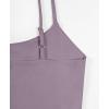 imageREORIA Womens Sexy Adjustable Spaghetti Strap Double Lined Seamless Camisole Tank Yoga Basic Crop TopsHazy Lilac