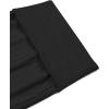 imageREORIA Womens Sexy Fold Over High Waisted Lounge Long Skirts Elegant Going Out Bodycon Maxi SkirtsBlack