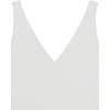 imageREORIA Butsmooth Womens Trendy Sexy Plunge Deep V Neck Sleeveless V Backless Slim Fit Going Out Crop Tank TopsWhite