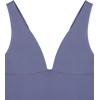 imageREORIA Womens Sexy Plunge Deep V Neck Sleeveless V Backless Tank Top Workout Yoga Crop TopsBlue Nova