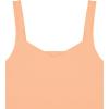imageREORIA Womens Sexy V Neck Double Lined Sleeveless Cropped Cami Tank Y2K Workout Crop Tops
