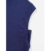 imageREORIA Womens Summer Cap Sleeve Cotton Tank Tops 2025 Fashion Outfits Loose Fit Dressy Basic Tees ShirtsNavy Blue