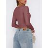 imageREORIA Womens Basic Sexy Square Neck Long Sleeve Y2K Going Out T Shirt Crop TopMasala