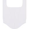 imageREORIA Womens Trendy Sexy Square Neck Long Sleeve Backless Y2K Going Out Boned Bustier Corset Crop TopsWhite