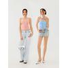 imageREORIA Womens Y2K Cute Tube Top Double Lined Strapless Backless Sleeveless Crop Top for Summer 2025 Going OutPink Dolphin