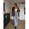 imageREORIA Womens Basic Lightweight Layering Sexy Slim Square Neck Long Sleeve Bodysuit TopsDew