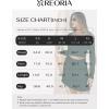 imageREORIA Womens Trendy Sexy High Waisted Pleated Skirts A Line Flared Going Out Mini Knit SkirtsForest Green