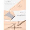 imageREORIA High Waisted Underwear for Women Full Coverage Boy Shorts Boxer Briefs 4 PackBlackNudeSiennaset 3