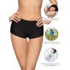 imageREORIA High Waisted Underwear for Women Full Coverage Boy Shorts Boxer Briefs 4 PackBlackNudeset 1