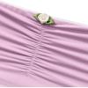 imageREORIA Women Sexy Ruched Tube Top Summer Y2K Trendy Going Out Double Lined Sleeveless Crop Tank TopsPetal