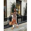 imageREORIA Womens Fall Casual Front Zipper Long Sleeve Dress Trendy Bodycon Mini Dresses for Women 2025Sienna