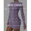 imageREORIA Womens Fall Casual Front Zipper Long Sleeve Dress Trendy Bodycon Mini Dresses for Women 2025Violet