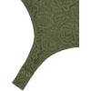 imageREORIA Womens Sexy Sleeveless Racer Back Halter Neck Lace Y2K Trendy Bodysuit Tank TopsDark Green