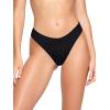 imageREORIA Womens Cotton Seamless Thongs Panties for Women No Show Breathable Underwear 5 PackBlack 5 Pack