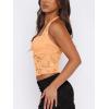 imageREORIA Lace Tops for Women Halter Sexy Going Out Tank Crop Y2K Fashion Top 2025 TrendyPeach Fuzz