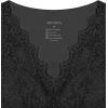 imageREORIA Womens Sexy VNeck Sleeveless Double Lined Going Out Y2K Trendy Lace Cropped Tank TopsBlack