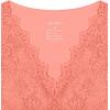 imageREORIA Womens Sexy VNeck Sleeveless Double Lined Going Out Y2K Trendy Lace Cropped Tank TopsBright Orange