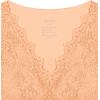 imageREORIA Womens Sexy VNeck Sleeveless Double Lined Going Out Y2K Trendy Lace Cropped Tank TopsPeach Fuzz
