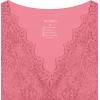 imageREORIA Womens Sexy VNeck Sleeveless Double Lined Going Out Y2K Trendy Lace Cropped Tank TopsPeach Pink