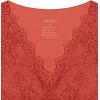 imageREORIA Womens Sexy VNeck Sleeveless Double Lined Going Out Y2K Trendy Lace Cropped Tank TopsRusty Red