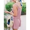 imageREORIA Womens Basic Summer Scoop Neck Sleeveless Tank Top Short jumpsuit Rompers03light Pink