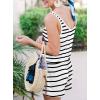 imageREORIA Womens Basic Summer Scoop Neck Sleeveless Tank Top Short jumpsuit Rompers06whiteblack