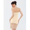 imageREORIA Womens Halter Neck Strapless Lace Trim Bodycon Dress KneeLength Outfit 2025 SpringSummer Designer CollectionButtercream