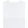 imageREORIA Womens Sexy Square Neck Short Sleeve Sheer Mesh Slim Fit 2024 Trendy Going Out Crop TopsWhite