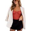 imageREORIA Womens Trendy Summer Sexy Sleeveless Going Out Lace Corset Tank Top BodysuitsRusty Red