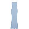 imageREORIA Womens Basic Sexy Lounge Slip Long Dress Elegant Sleeveless Backless Ribbed Bodycon Maxi DressesBlue