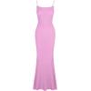 imageREORIA Womens Basic Sexy Lounge Slip Long Dress Elegant Sleeveless Backless Ribbed Bodycon Maxi DressesPetal