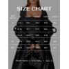 imageREORIA Womens Basic Sexy Square Neck Double Lined Long Sleeve Bodysuit Tops JumpsuitsBlack