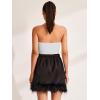 imageREORIA Womens Summer Sexy Halter Neck Ruched Sleeveless Backless Trendy Y2k Going Out Corset Tank Crop TopsBrilliant White