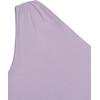 imageREORIA Womens Trendy Summer Sexy One Shoulder Sleeveless Tank Top Trendy Y2k Going Out Crop TopsHazy Lilac