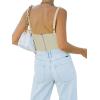 imageREORIA Womens Summer Sexy Square Neck Sleeveless Trendy Bustier Corset Crop Tank TopsOffwhite