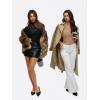 imageREORIA Turtleneck Sheer Mesh Long Sleeve Bodysuit with Mock Neck Body Suit for WomenNude