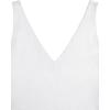 imageREORIA Butsmooth Womens Trendy Sexy Plunge Deep V Neck Sleeveless V Backless Slim Fit Going Out Crop Tank TopsOffwhite