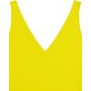 imageREORIA Butsmooth Womens Trendy Sexy Plunge Deep V Neck Sleeveless V Backless Slim Fit Going Out Crop Tank TopsYellow