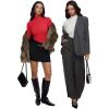 imageREORIA Womens Turtleneck Tops Slim Ribbed Knit Basic Mock Neck Long Sleeve Shirts 2025 Fall Winter Layering OutfitsWhite