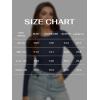 imageREORIA Womens 2025 Crew Neck Long Sleeve Thermal Shirt Fleece Lined Cotton Winter Base Layer Warm Slim Fitted TopsDeep Blue