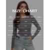 imageREORIA Womens 2025 Crew Neck Long Sleeve Thermal Shirt Fleece Lined Cotton Winter Base Layer Warm Slim Fitted TopsGrey