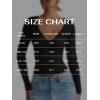 imageREORIA Womens V Neck Long Sleeve Shirts Casual Slim Fitted Tops Double Lined 2025 Fall Fashion ClothesBlack