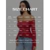imageREORIA Lace Tops for Women Off Shoulder Lace Trim Crop Tops Ruffle Hem Long Sleeve TopsRibbon Red