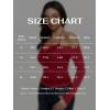 imageREORIA Sexy Lace Top for Women Off Shoulder Long Sleeve Halter Neck Sheer Fitted Going Out Top Y2K Fake Two Piece ShirtRibbon Red