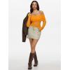 imageREORIA Sexy Lace Bodysuit One Shoulder Bodysuit Long Sleeve Bodysuits for Women Going Out Y2K Clothes 2025Bright Yellow