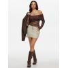 imageREORIA Sexy Lace Bodysuit One Shoulder Bodysuit Long Sleeve Bodysuits for Women Going Out Y2K Clothes 2025Shaved Chocolate