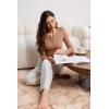 imageREORIA Womens V Neck Henley Bodysuit Wool Blend Long Sleeve Bodysuits Button Down Double Lined Tops Fall Outfits 2025Mocha Mousse