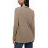 imageREORIA Womens Casual Lightweight Knit Open Front Cardigan Sweater with Pockets 2025 Fall FashionKhaki
