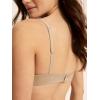 imageREORIA Womens Wireless Bra Teardrop Seamless Comfort Light Support Everyday BraClay